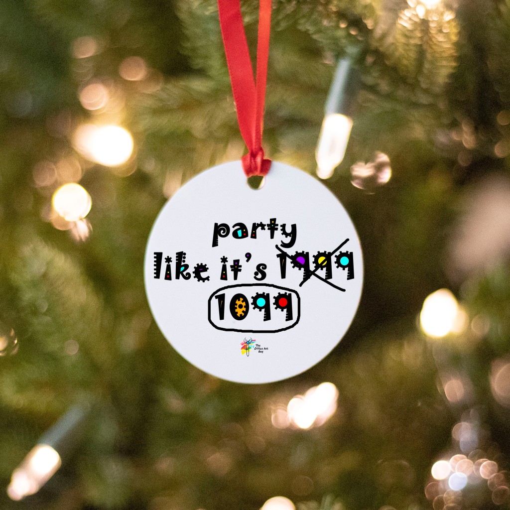 Funny 1099 Tax Ornament Gift